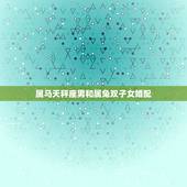 属马天秤座男和属兔双子女婚配，天枰座男和双子座配吗