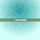 11月双子座运势，双子座的09年十一月运势