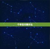 个字五行属什么，子字属于五行中的什么？