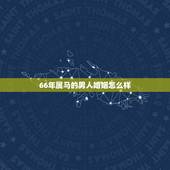 66年属马的男人婚姻怎么样，78年属马的女和66年属马的男结婚好吗