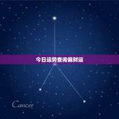今日运势查询偏财运，今日运势非常运势网