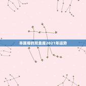 羊属相的双鱼座2021年运势，2021年双鱼座的财运究竟如何？