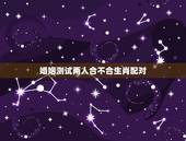 婚姻测试两人合不合生肖配对，十二生肖更佳配对表格