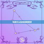 马找什么生肖结婚更好，生肖马佩戴什么