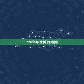 1986年虎男的婚姻，1986年属虎的男人和1980年属猴的婚姻