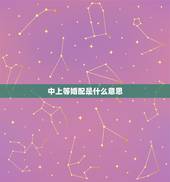 中上等婚配是什么意思，男女合婚分为上等婚