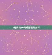 2月鸡和10月鸡婚配怎么样，男10月属鸡婚配女正月属鸡好？