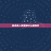 属虎的人家里种什么植物好，属虎的男人应该养什么花