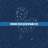 简单顺口的女孩名字笔画少的，简单活泼可爱的女孩名字，比如两个字一样的，