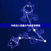 中年女人优雅大气的名字网名，网名中年女人简单气质