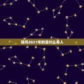 请问2021年的是什么命人，2021年是什么命