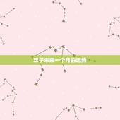 双子未来一个月的运势，双子座本月运气怎么样啊
