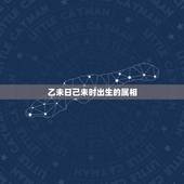 乙未日己未时出生的属相，十二生肖相对应的时辰？