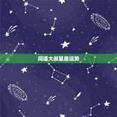 同道大叔星座运势，同道大叔星座每日运程双子座