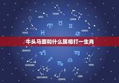 牛头马面和什么属相打一生肖，牛头马面是什么生肖