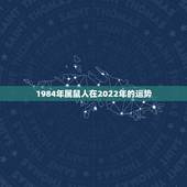 1984年属鼠人在2022年的运势，1984年是什么命，1984年属鼠