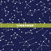 87年兔今年运势，87年正月初五出生属兔今年运程