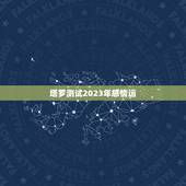 塔罗测试2023年感情运，金牛座2021年感情运势塔罗牌