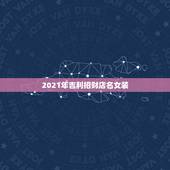 2021年吉利招财店名女装，女装店名带财