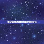 婚配女龙配男鼠属相会发展很好吗，男属鼠的和女属龙的相配吗