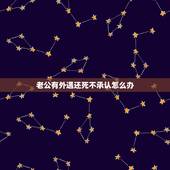 老公有外遇还死不承认怎么办，老公有外遇怎么办，他死不承认，可明明人家看