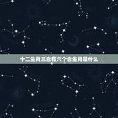 十二生肖三合和六个合生肖是什么，属木的生肖是哪几个生肖