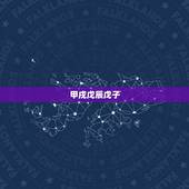 甲戌戊辰戊子，甲戌年戊辰月