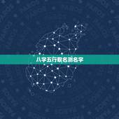 八字五行取名测名字，按生辰八字取名字免费