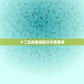 十二生肖最佳配对夫妻属相，1980年属猴的（男）找什么与什么属相（女）
