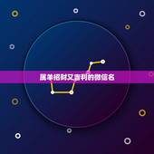 属羊招财又吉利的微信名，招财又吉利的微信名字是什么？