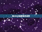 兔2022运程每月运势，兔年2021年十二个月的运势及运程