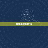 属猪年龄表1995，属猪年龄查询表