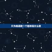 只为相遇那一个眼神是什么歌，歌词：只为相遇的那一个眼神，彼此敞开了那一