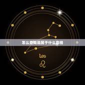 怎么查询是属于什么命格，怎么查自己是什么命