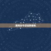 属狗女今日运势查询，属狗的人今年运气好吗