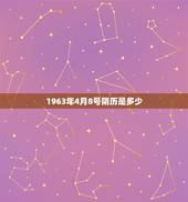 1963年4月8号阴历是多少，4月8日的人的性格