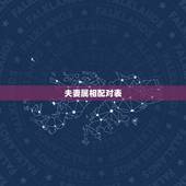 夫妻属相配对表，属相配对大全