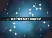 看透了爱情看透了你歌词含义，冷漠的《看透爱情看透你》表达了什么情感？