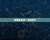 免费未来另一半的样子，你希望未来的另一半会是什么样子的？