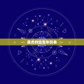属虎的出生年份表，属虎是那年出生的