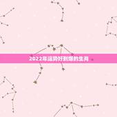 2022年运势好到爆的生肖，2022年生肖运势麦玲玲