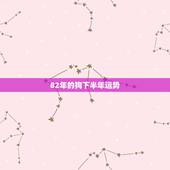 82年的狗下半年运势，1982年属狗2022 年每月