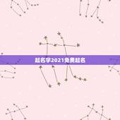 起名字2021免费起名，免费起名字2021免费八字起名？