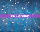 虎在2022年的运势如何，2022 年老虎的运势如何