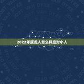 2022年属龙人怎么样应对小人，属龙人防小人方向
