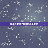 属牛的女孩子什么时辰出生好，属牛最命苦的时辰