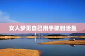 女人梦见自己用手抓到活鱼，女人梦见在水里抓到活鱼
