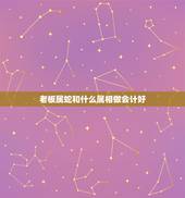 老板属蛇和什么属相做会计好，属蛇和什么属相在一起做生意好