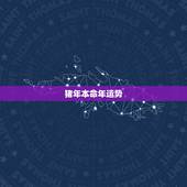 猪年本命年运势，属猪的本年命运气如何