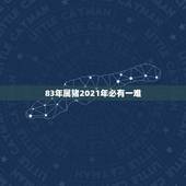 83年属猪2021年必有一难，83年的猪2021年运势